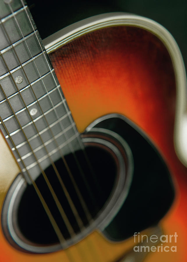 Acoustic Guitar Photograph by Sterling Gold