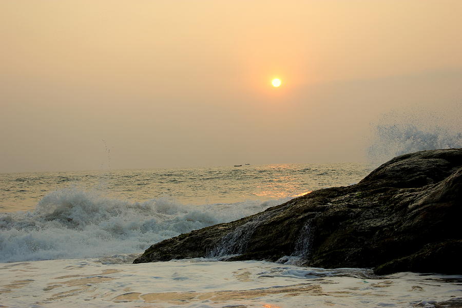 A calm sunset 1 Photograph by Silpa Saseendran