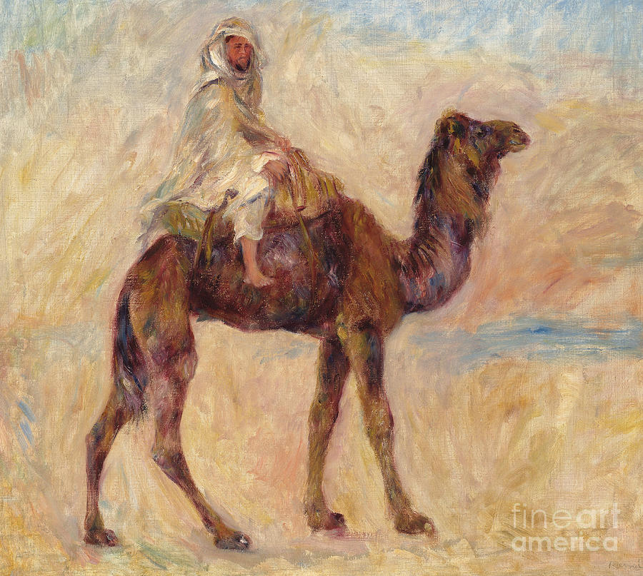 Pierre Auguste Renoir Painting - A Camel by Pierre Auguste Renoir