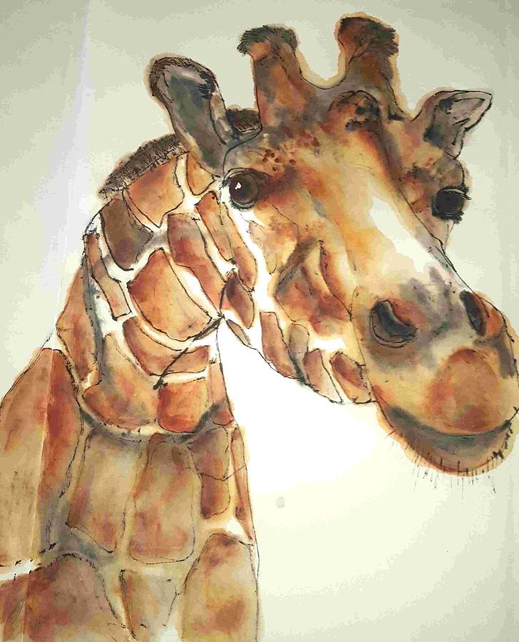A camel story album Painting by Debbi Saccomanno Chan