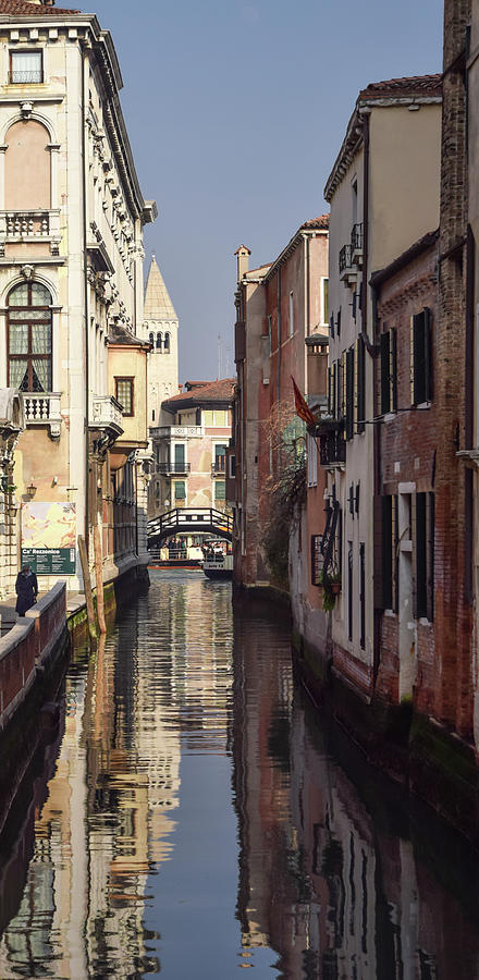 A Canal in Venice Photograph by Liz Albro