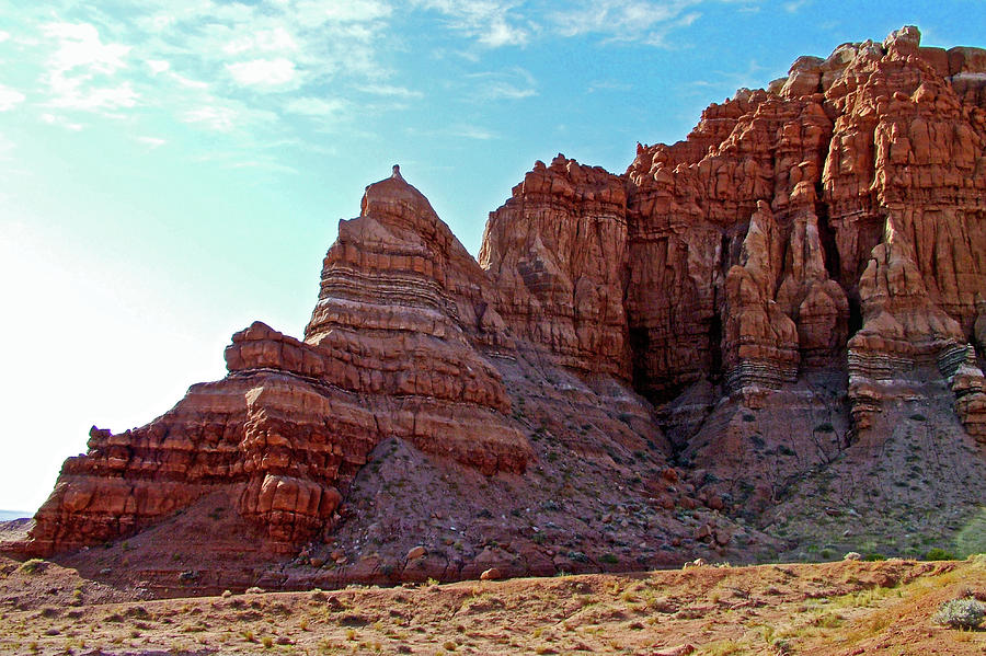 A Canyon Wall in Carmel Canyon Trail in Goblin Valley State Park, Utah Photograph by Ruth Hager