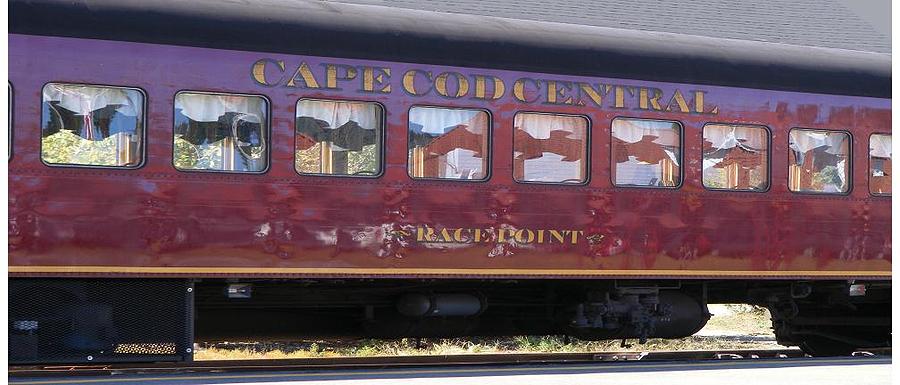 A Cape Cod Dinner Train in Panoramic Photograph by Margie Avellino