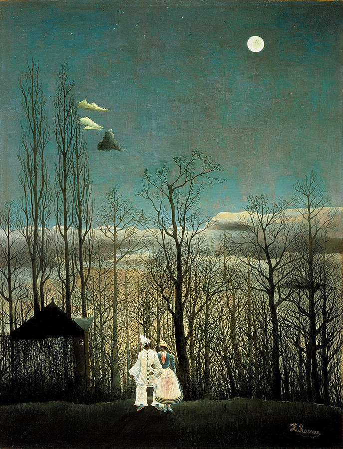 A Carnival Evening Painting by Henri Rousseau