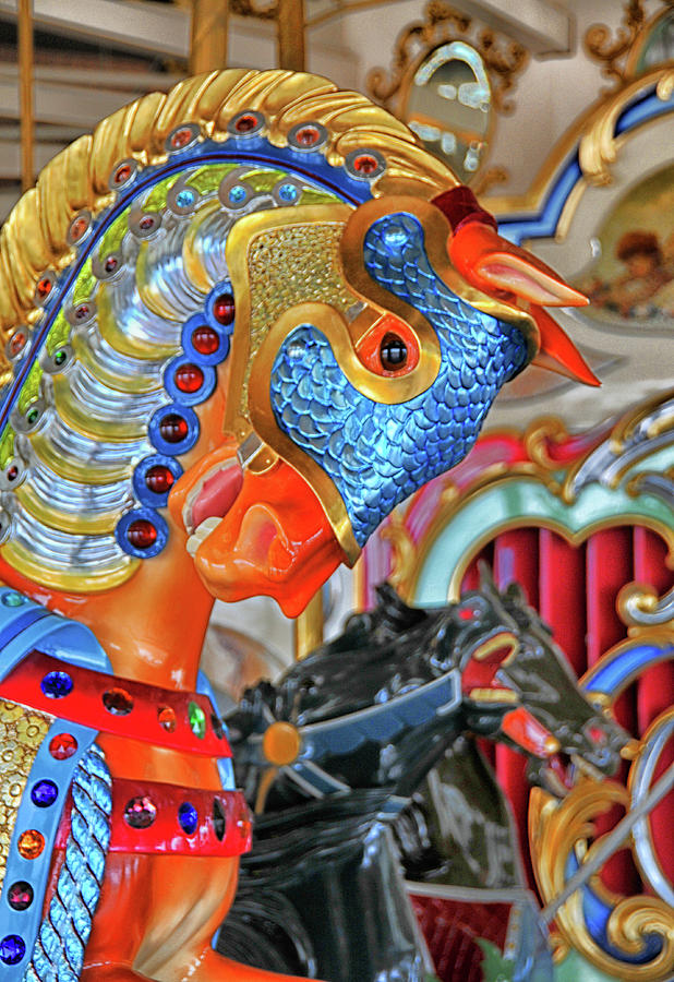 A Carousel Beauty Photograph by Mike Martin