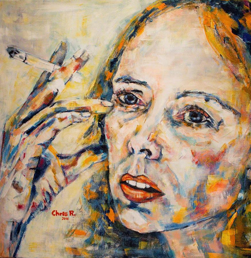 A Case Of You Painting by Christel Roelandt