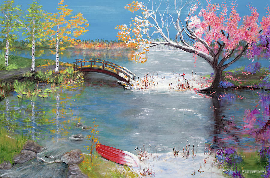 A Change Of Seasons Painting by Ken Figurski