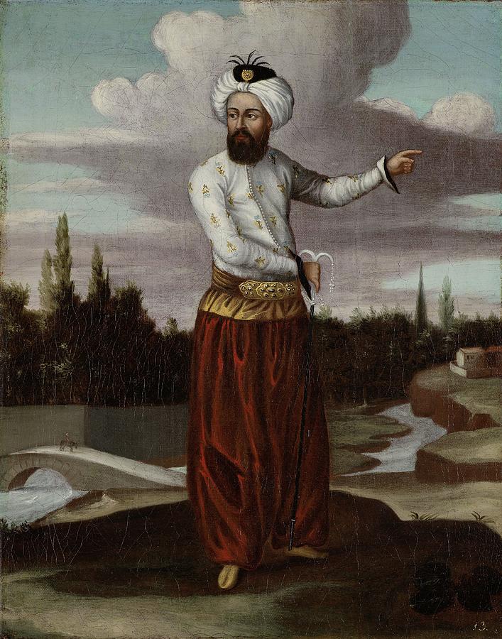 A Chaous, a Courier to the Sultan Painting by Jean Baptiste Vanmour