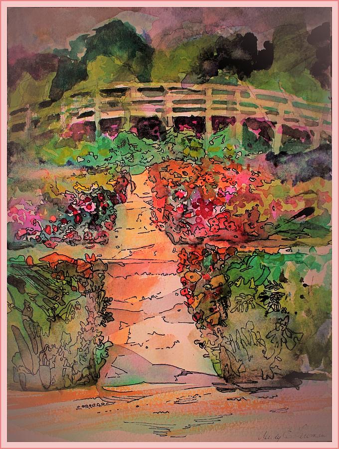 A Charming Path Painting by Mindy Newman