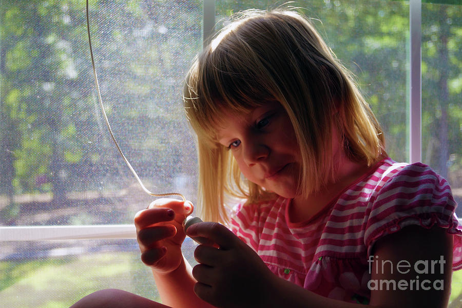 Child Photograph - A Childs Curiosity by Becky Johnston Child Photograph - A Childs Curiosity by Becky Johnston