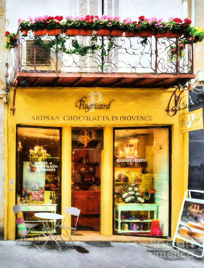 A Chocolate Shop In France Photograph by Mel Steinhauer