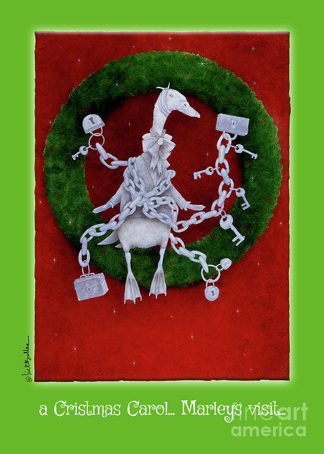 a Christmas Carol... Marleys visit... Painting by Will Bullas