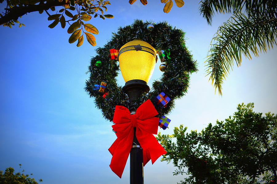A Christmas Wreath Photograph by Glenn McCarthy Art and Photography