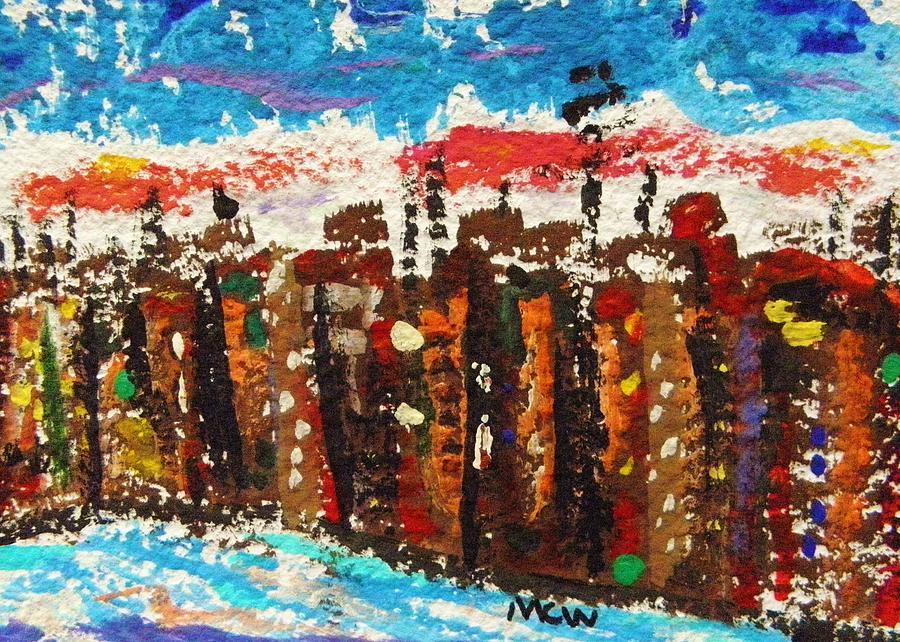 A City Like Baltimore Painting by Mary Carol Williams