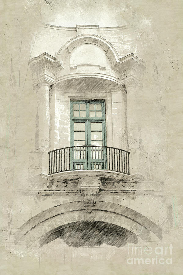 A Classical Balcony in Malta Photograph by Ann Garrett