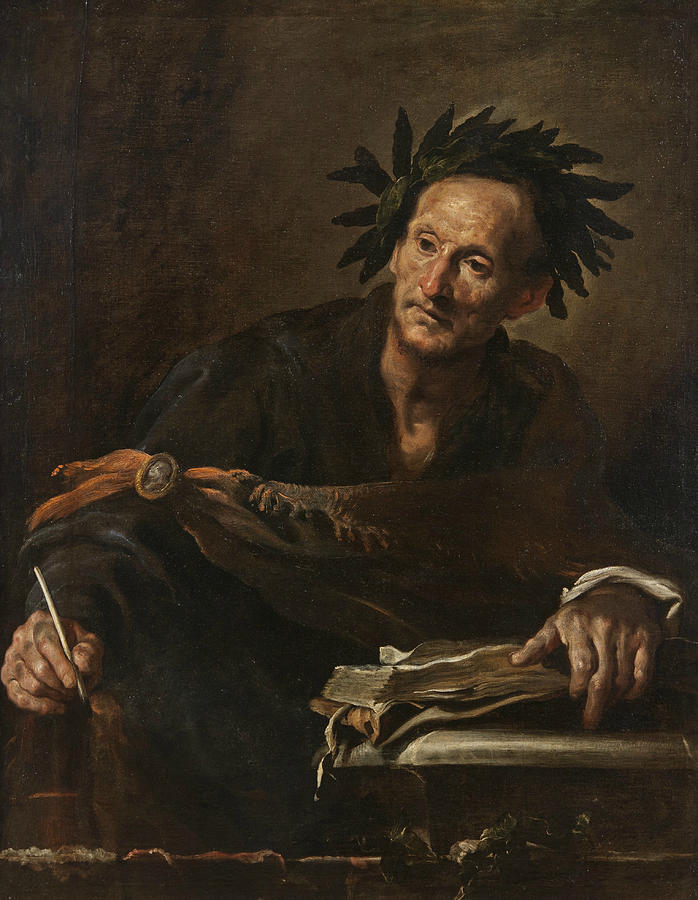 A Classical Poet Painting by Domenico Fetti