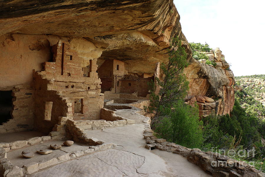 A Cliff Dwelling - Balcony House Mesa Verde Photograph by Christiane Schulze Art And Photography