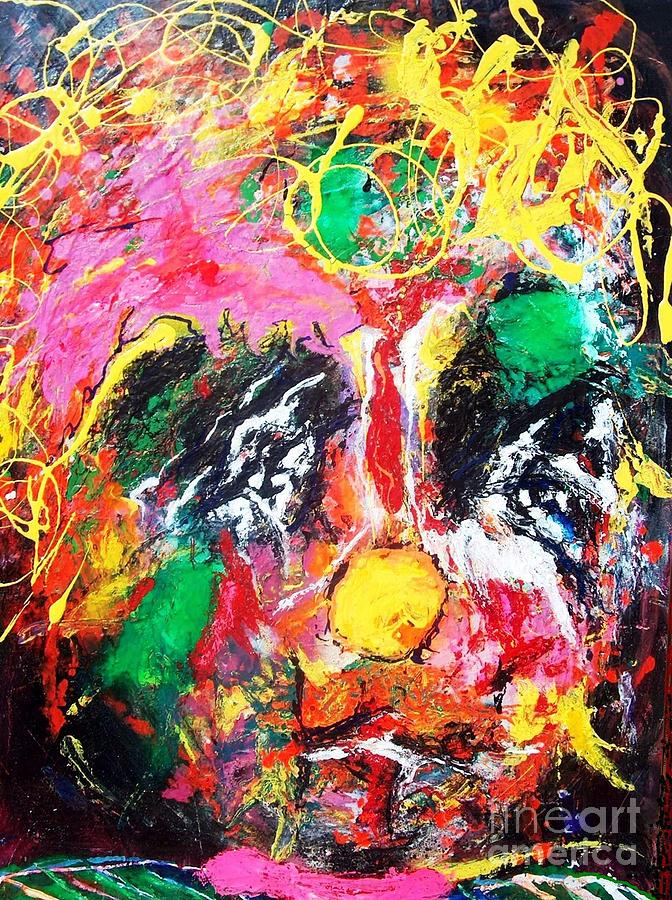 Impressionism Painting - A Clown by Dakos De Sax