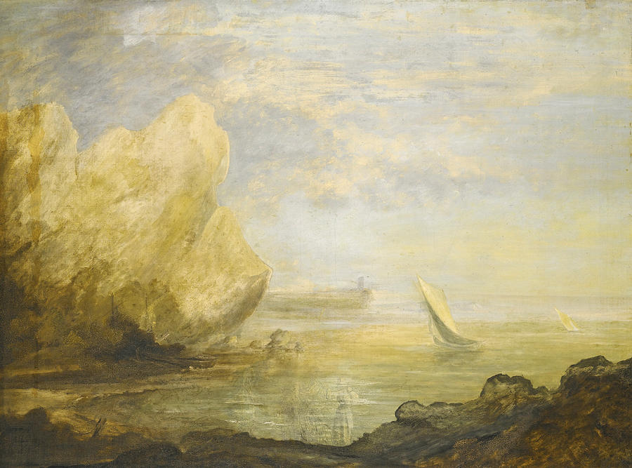 A Coastal Landscape Painting by Thomas Gainsborough