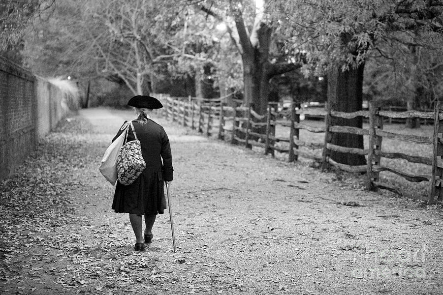 A Colonial Gentleman with a Walking Stick Photograph by Rachel Morrison