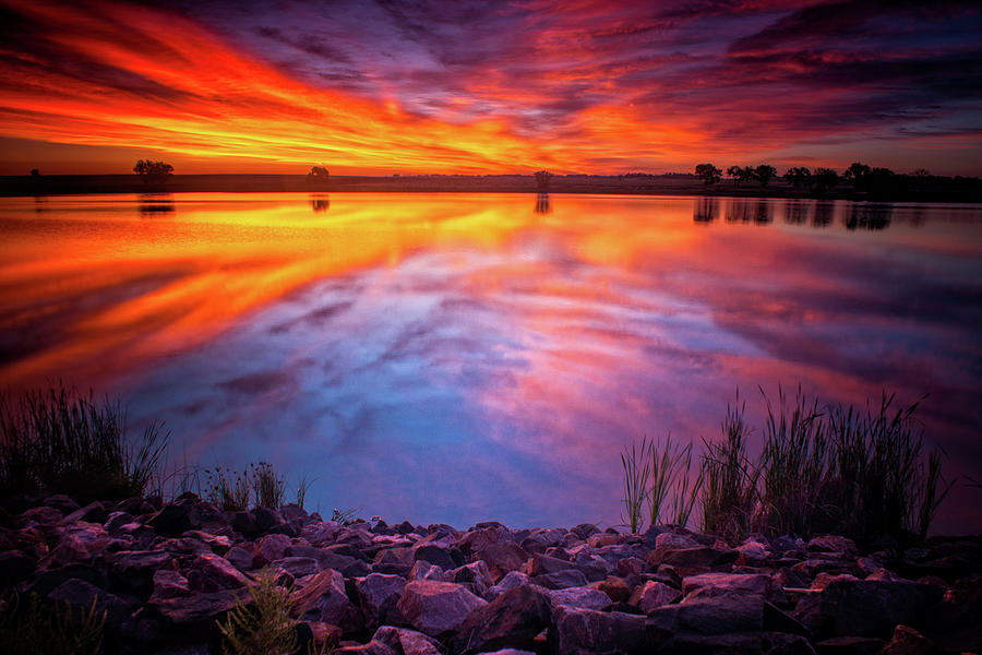 A Colorado Birthday Sunrise Photograph by John De Bord