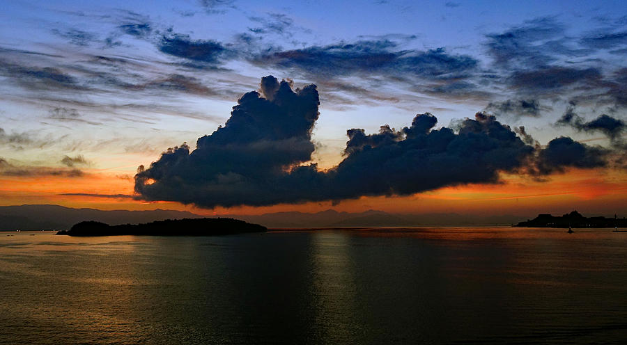 Mediterranean Photograph - A Colorful Early Morning Welcome From Corfu Greece by Rick Rosenshein