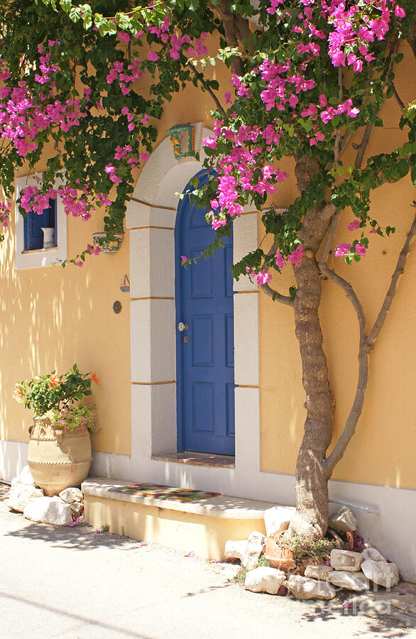 A Colorful Welcome in Kefalonia. Photograph by David Birchall
