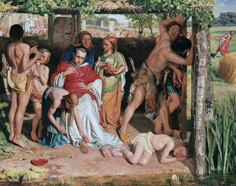 A Converted British Family Painting by William Holman Hunt
