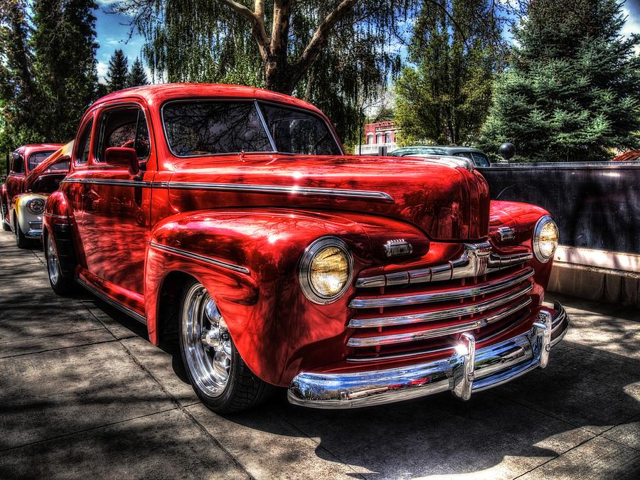 Vintage Photograph - A Cool 46 Ford Coupe by Thom Zehrfeld