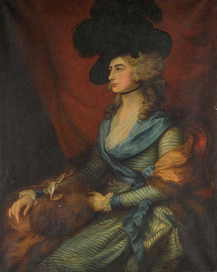  A Copy After The Portrait Of Mrs Siddons Painting by Thomas