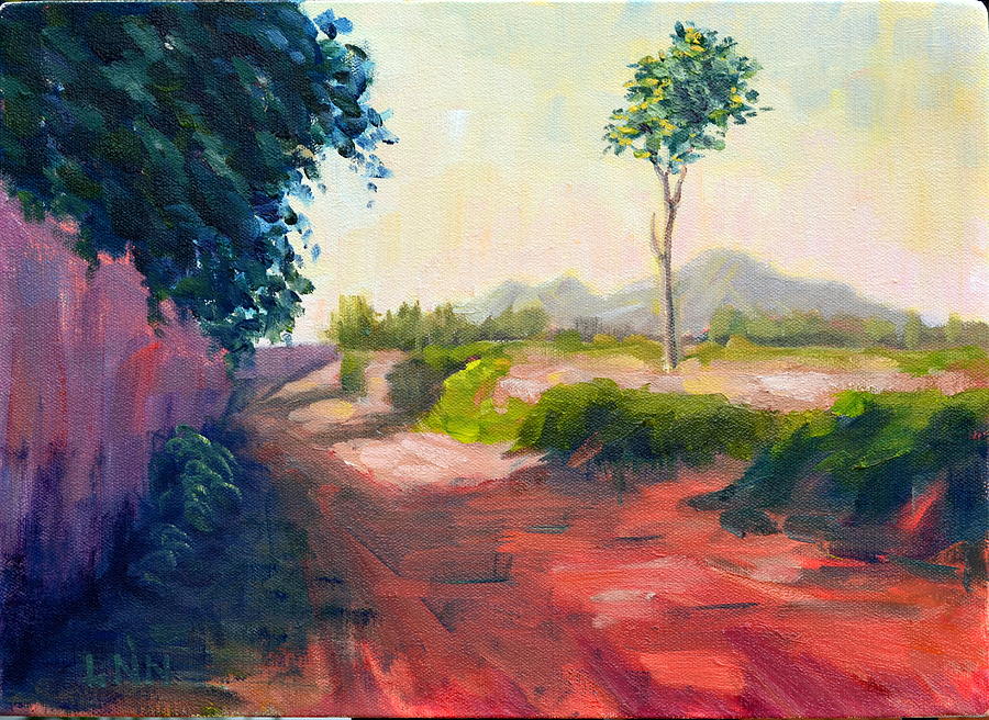 A Countryside Road, Peru Impression Painting by Ningning Li