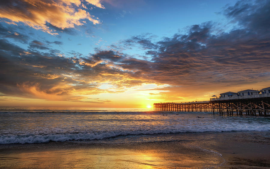 A Perfect Crystal Sunset Photograph By Joseph S Giacalone