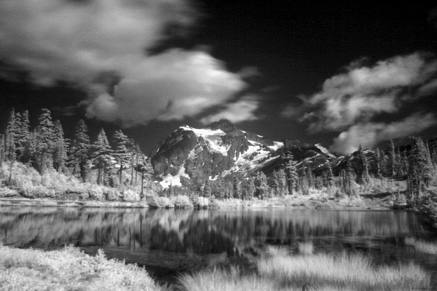 A Dark Lake Photograph by Julius Reque