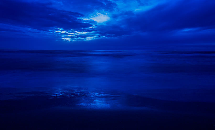 A Dark, Inky Sea Photograph by David Kay