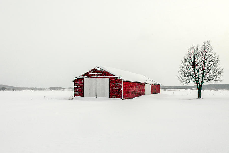 Barn Photograph - A Darker Kind Of Red by Todd Klassy Barn Photograph - A Darker Kind Of Red by Todd Klassy