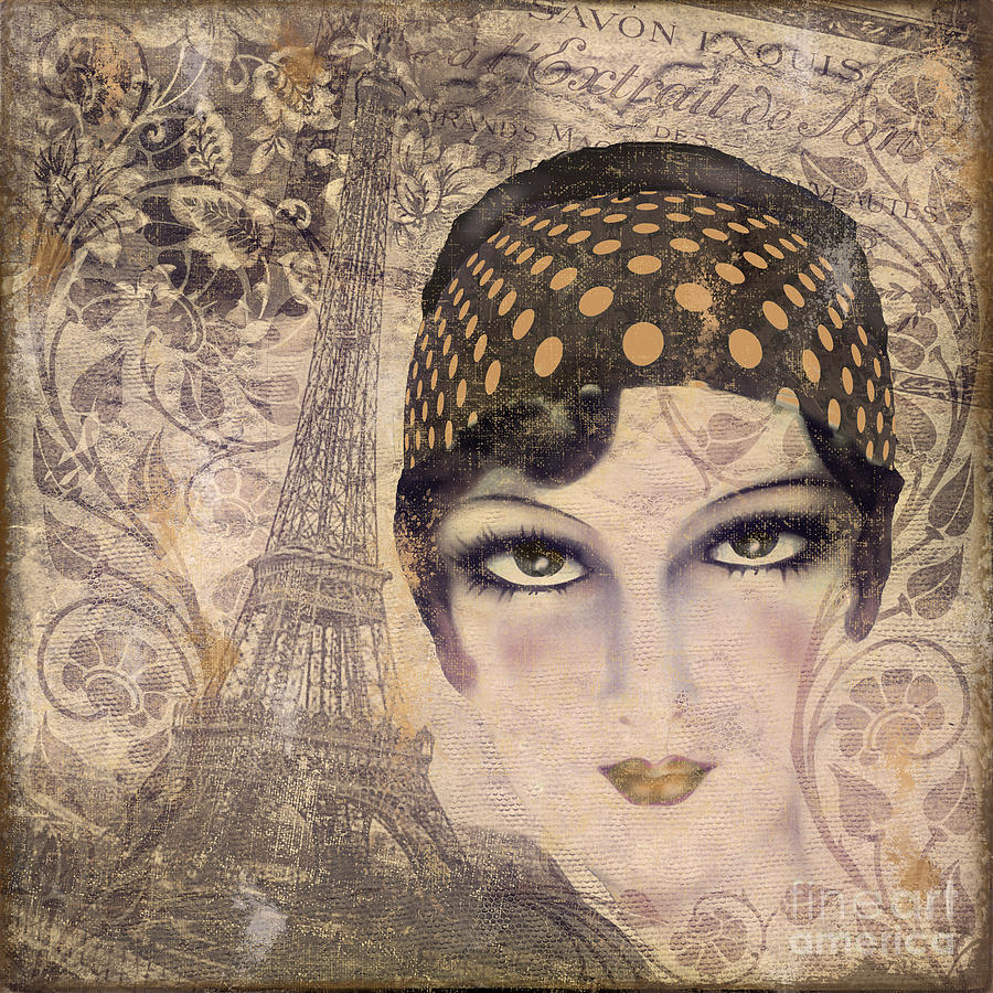 Eiffel Tower Painting - A Date with Paris by Mindy Sommers