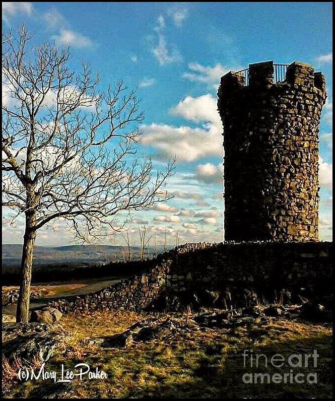 A Day At  Craigs  Castle   Mixed Media by MaryLee Parker
