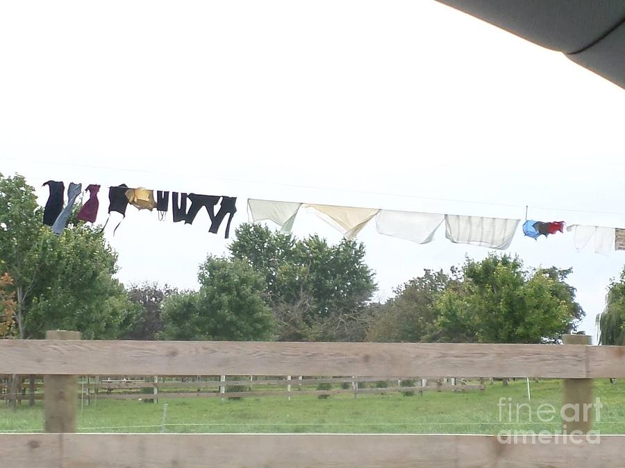 A Day for Laundry Photograph by Christine Clark