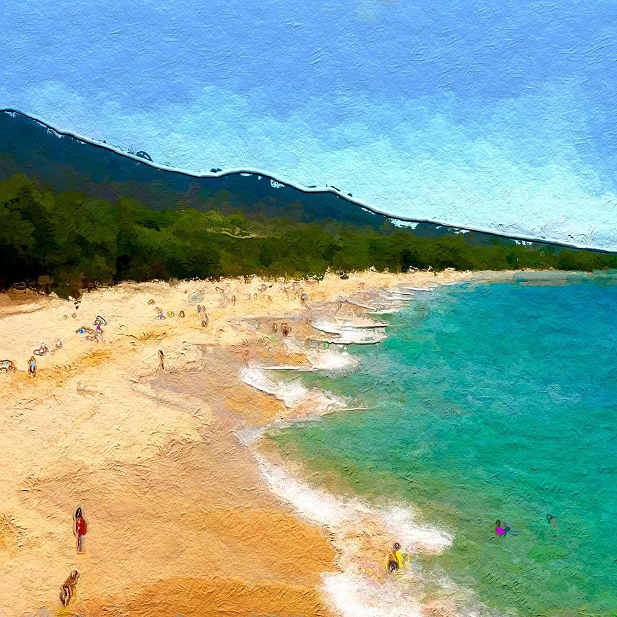 A day in paradise- Abstract  Digital Art by Anthony Fishburne