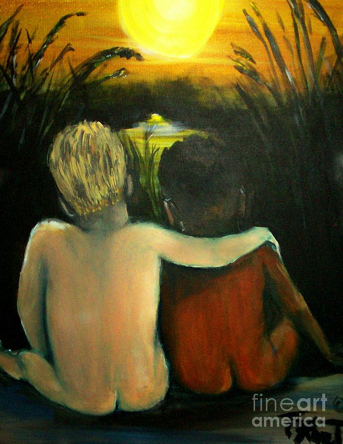 A Day of innocence Painting by Tyrone Hart