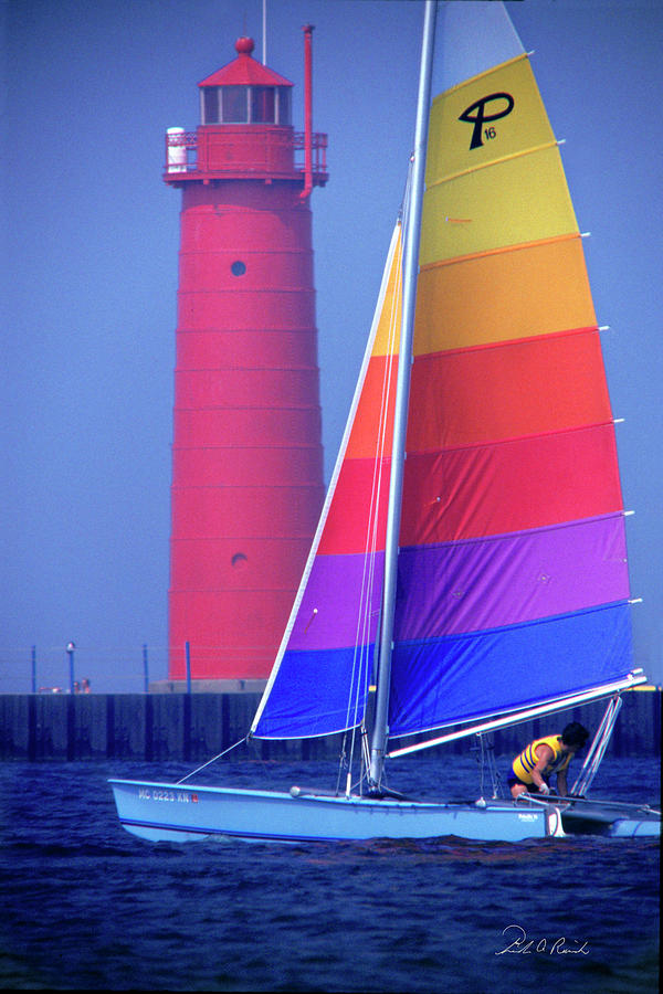 A Day of Sailing Photograph by Frederic A Reinecke