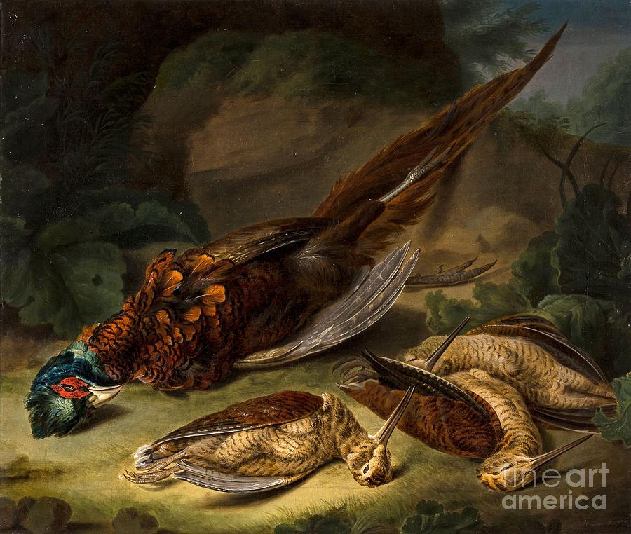 Dead Painting - A dead pheasant by MotionAge Designs