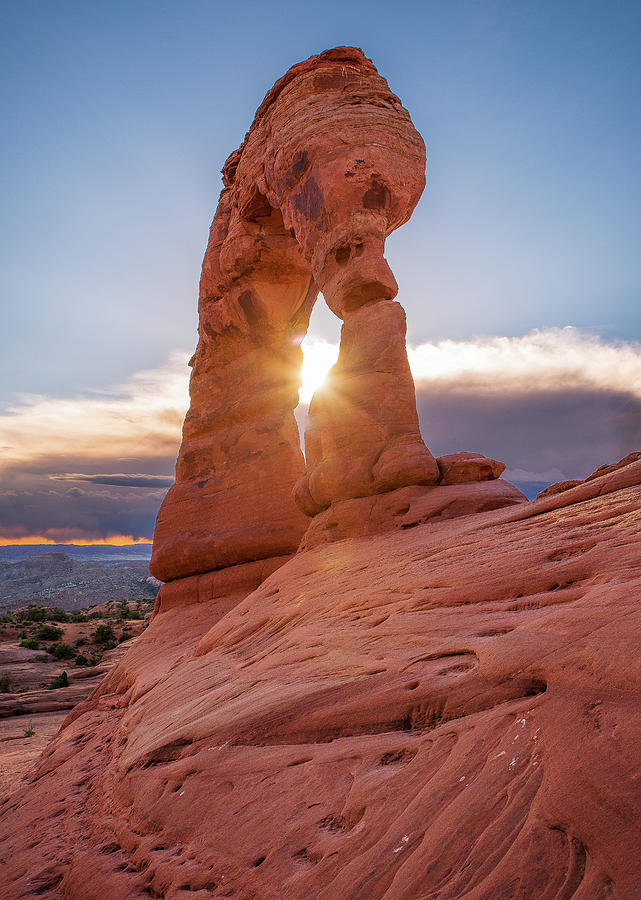 Arches National Park Photograph - A Delicate Sunset by Ryan Moyer