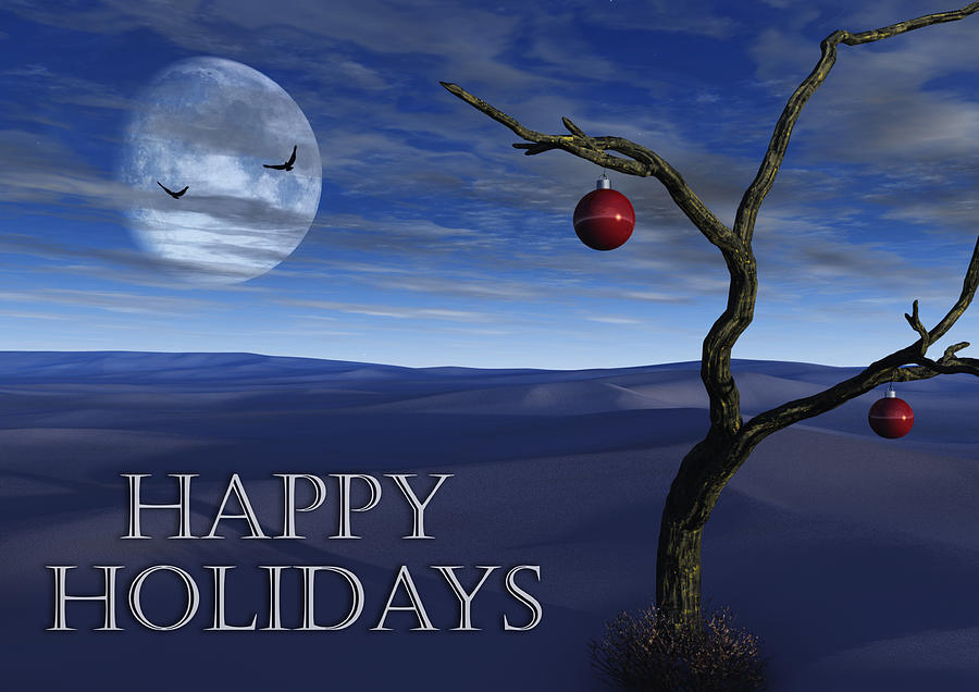 A Desert Christmas Digital Art by Richard Rizzo