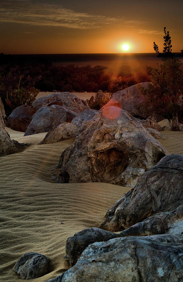 A Desert Kind Of Sunset Photograph by Kym Clarke