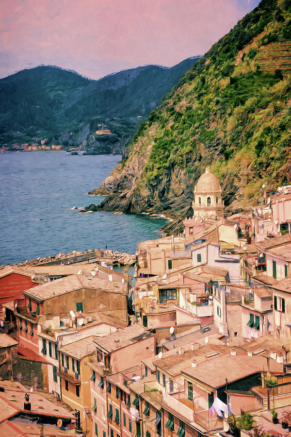A Different Side of Vernazza Cinque Terre Photograph by Joan Carroll