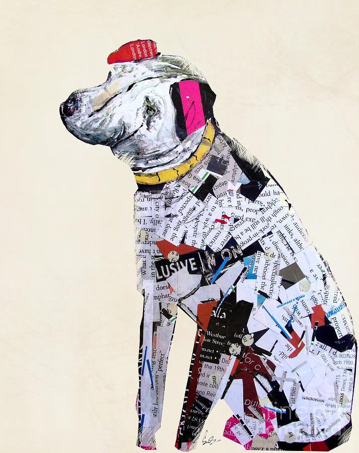 Dog Painting - A Dog Life by Bri Buckley
