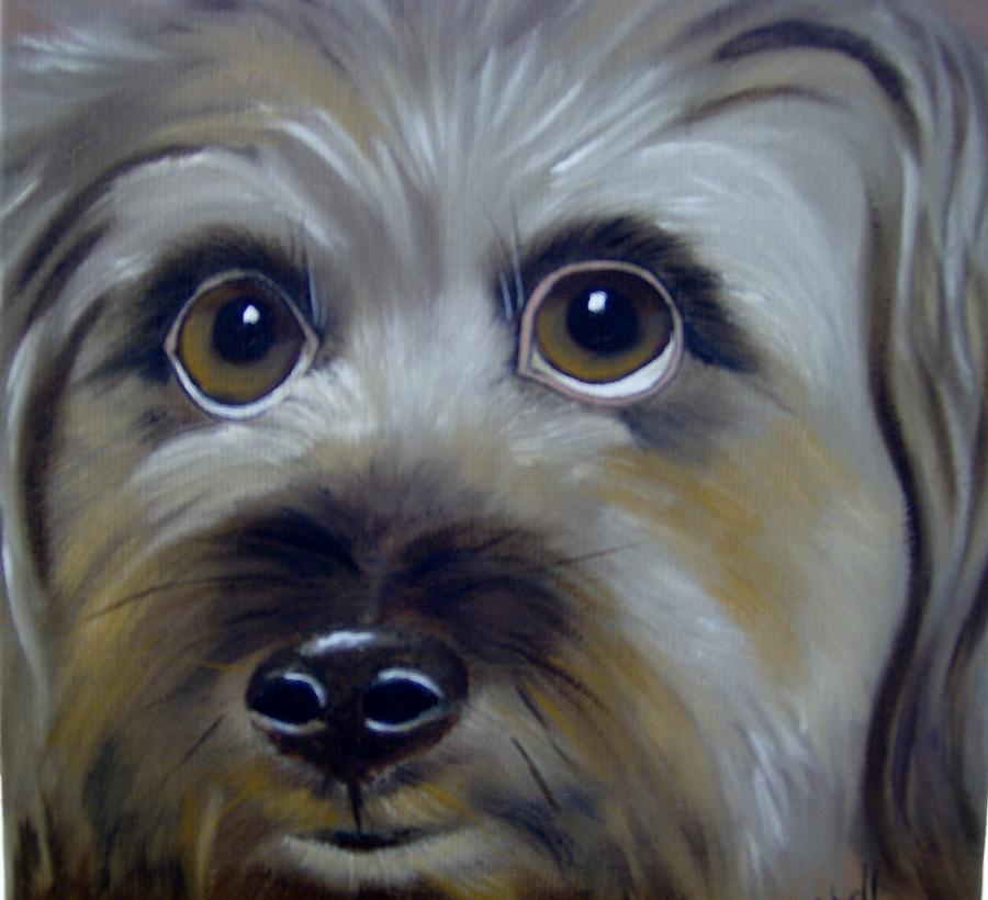 A Dogs Love Painting by Debra Campbell