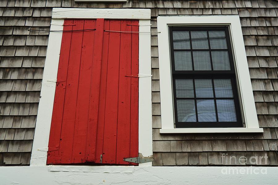 A Door And A Window In Provincetown