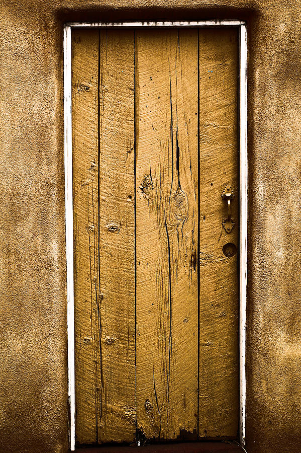 Architecture Photograph - A door in old town Albequerque  by Jeff Swan